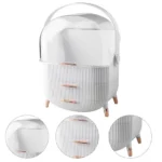 Cosmetic Organizer Skincare Display Box With 2 Layers Of Storage Boxes And Transparent Lid - Image 6